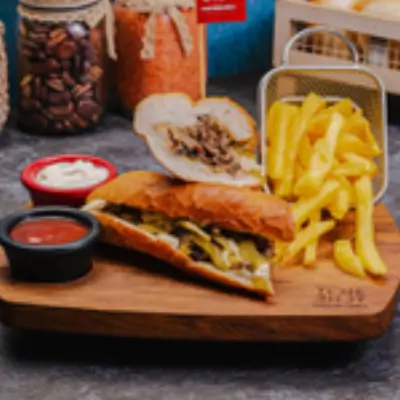 Beef Stroganoff Sandwich